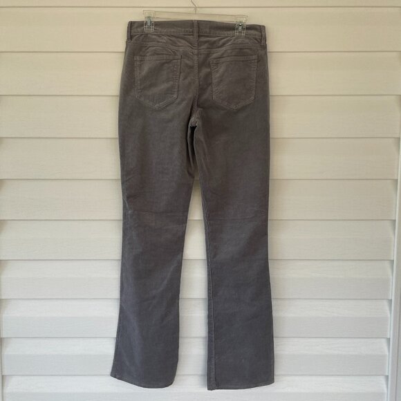 Women's OLD NAVY Sweetheart grey corduroy pants Size 8 Long - Picture 4 of 5